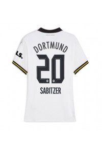 Borussia Dortmund Marcel Sabitzer #20 Voetbaltruitje 3e tenue Dames 2024-25 Korte Mouw